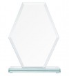 Balva stikla GS112-26, 26cm (rombs uz pamatnes) T