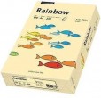 Krāsains papīrs A4 Rainbow 160g, 250lp, Nr.03 creme