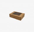 Gofrēta kartona kaste ar logu 115x85x30 mm
