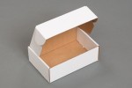 Gofrēta kartona kaste balta 180x100x50mm.