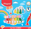 Flomāsteri 12krāsas Maped Color Peps 