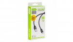 Kabelis D-Fruit USB-A-USB-C, 2m, pelēks, DF120 