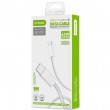 Kabelis D-Fruit USB-C-USB-C, 1m, balts 