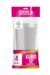 Plastmasas alus kauss BIO 500 ml 4 gab. (43gr.)
