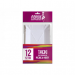 Šķīvis papīra 20x13cm balts (12/gb 0.09kg) 