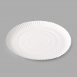 Šķīvis papīra 26cm balts
