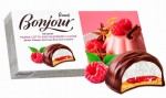 Zefīrs Bonjour ar zemeņu un saldā krējuma garšu 232g 