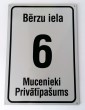 Māju numerācijas plāksne