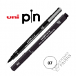 Marķieris Uni Pin 0.7mm melns